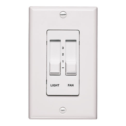 Quorum International 7-1192-6 Fan Wall Control Switch in White Finish