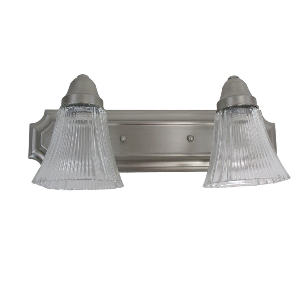 Epiphany Lighting 103282 BN Two Light Bath Wall Light in Brushed Nickel Finish