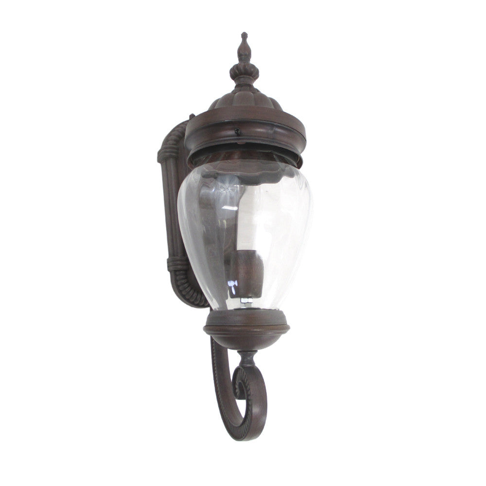 Epiphany Lighting 104970 VB One Light Cast Aluminum Outdoor Exterior Wall Lantern in Venetian Bronze Finish