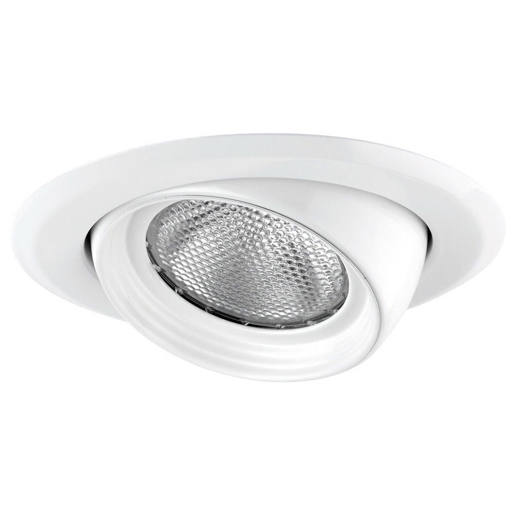 Globe Lighting 9241401 5 Inch Remodel Recessed Eyeball Baffle Lighting Kit in White Finish