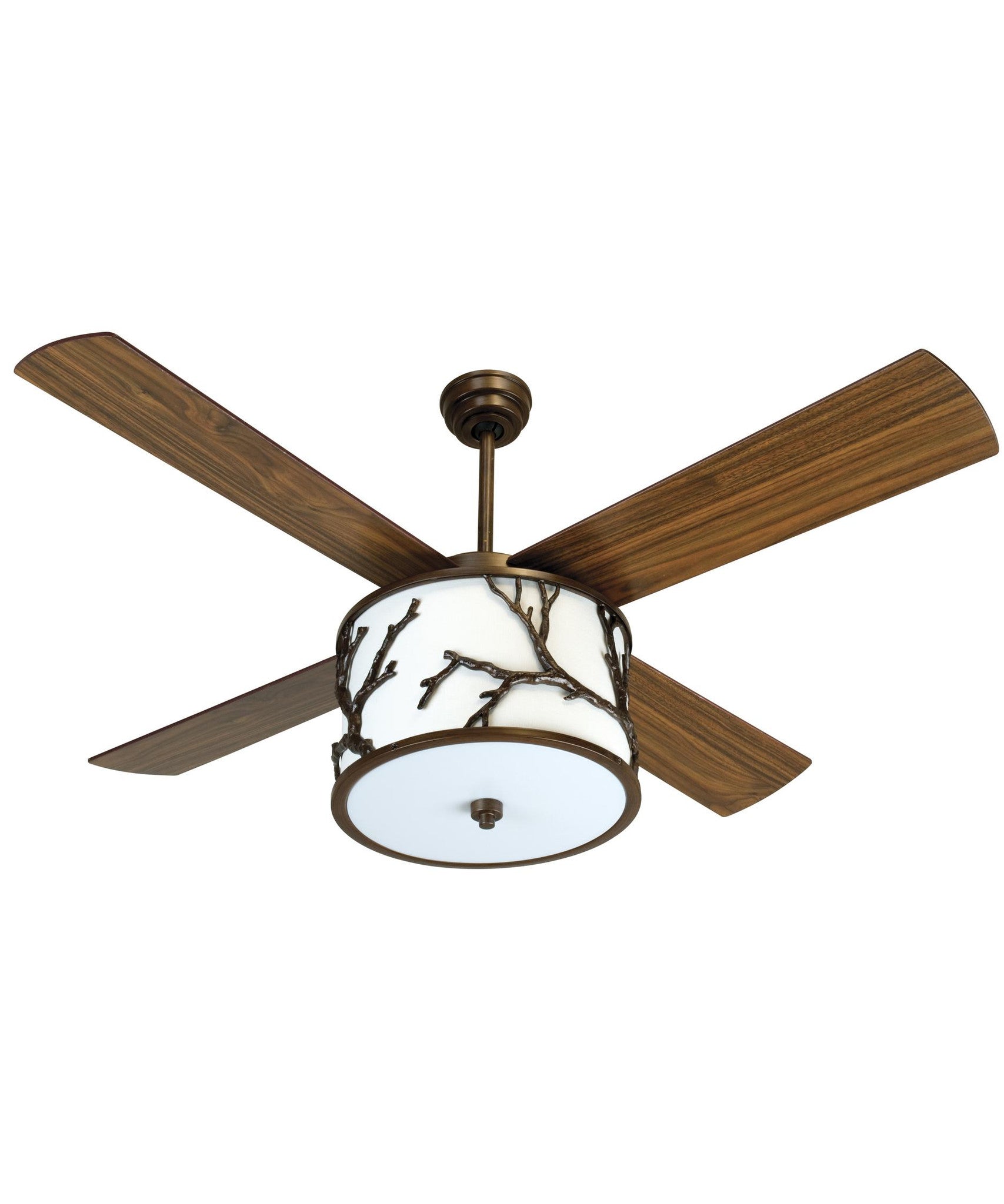 Craftmade LB56DC Lauren Branch Collection Ceiling Fan in Dark Coffee Finish