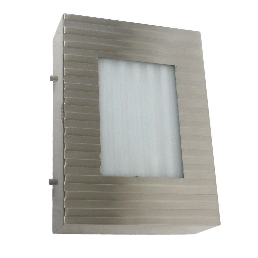 Quoizel Lighting HDS1007 One Light Energy Efficient Fluorescent Wall Sconce in Brushed Nickel Finish