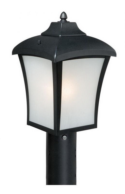 Vaxcel Lighting T0003 Boardwalk Collection One Light Exterior Outdoor Post Lantern in Dark Bronze Finish