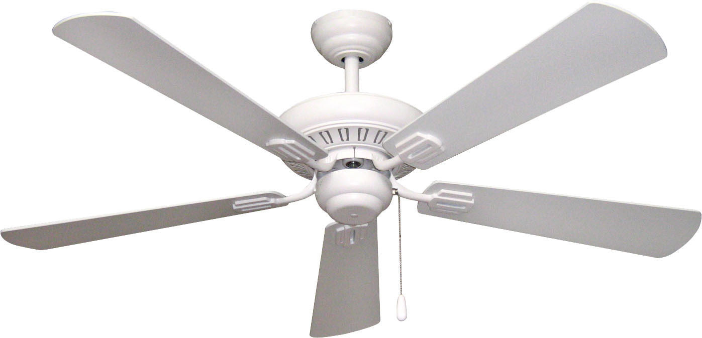 Craftmade Ellington UPT52MWW5 Uptown Collection Ceiling Fan in Matte White Finish