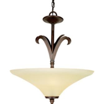 Quoizel Lighting 5657 TB Couture Collection Four Light Pendant Chandelier in Terra Bronze Finish