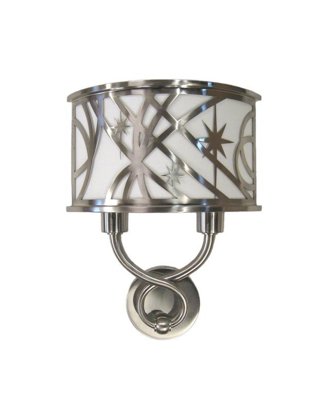 Quoizel Lighting CON506L Two Light Energy Efficient GU24 Fluorescent Wall Sconce in Brushed Nickel Finish