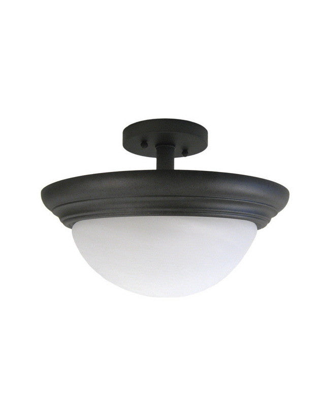 Kalco Lighting 1705 RB Two Light Semi Flush Ceiling Mount in Rembrant Finish