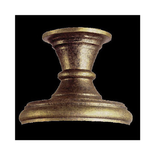 Kalco Lighting 9058 GP Exterior Post Light Pier Mount Base in Gold Powder Finish