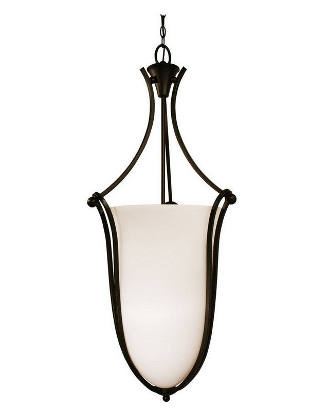 Z-Lite Lighting 318P-43 Six Light Hanging Pendant Chandelier in Bronze Finish