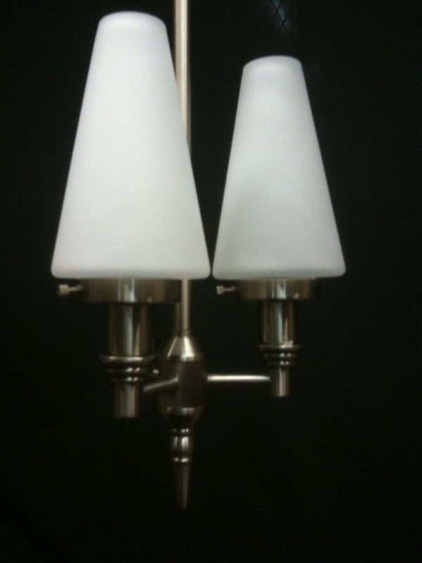 Forecast Lighting F1595-36 Mini Classic Collection 3 Light Mini Pendant in Satin Nickel Finish