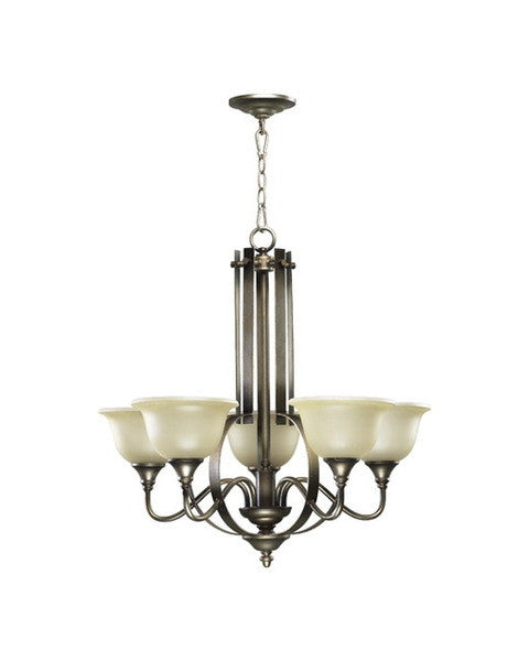 Quorum International 6011-5-22 Avondale Collection Chandelier in Flemish Finish