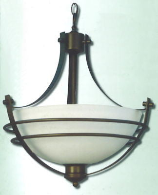 Epiphany Lighting 102505 ORB Four Light Pendant Chandelier in Oil Rubbed Bronze Finish