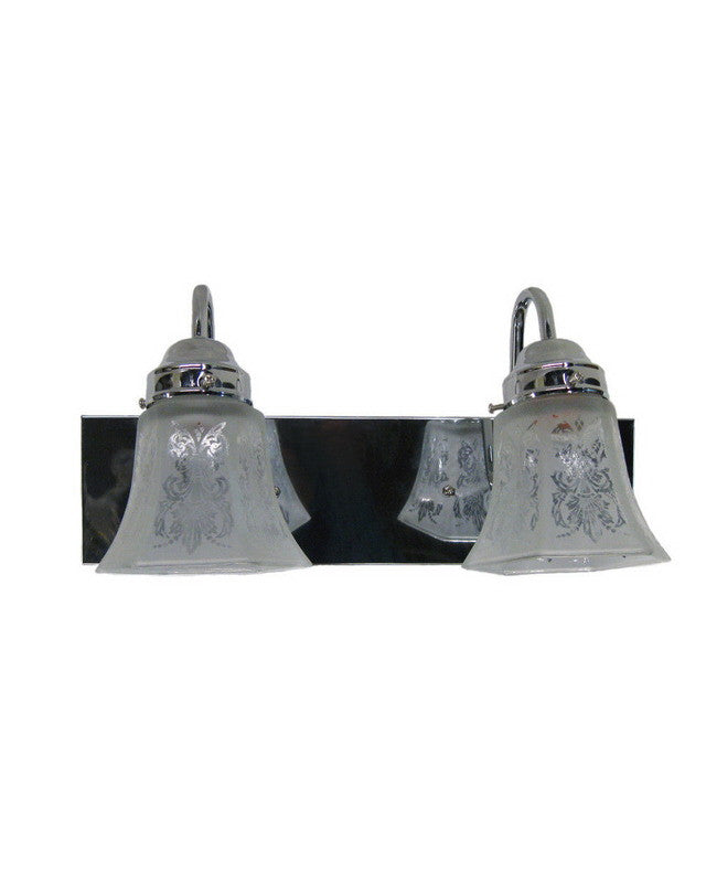 Angelo Lighting 66533 CH - MA2150 Two Light Bath Vanity Wall Mount in Polished Chrome Finish