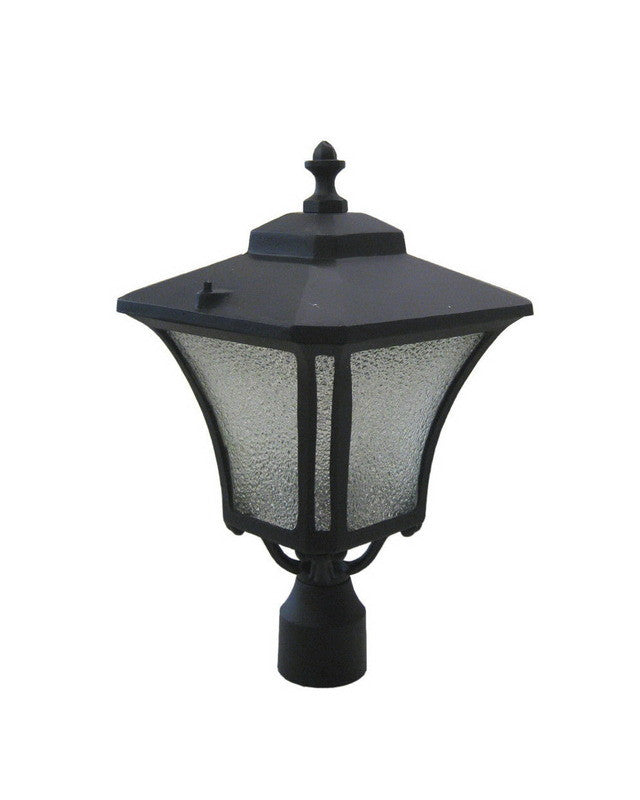 RAZR GM212SDBZS One Light Exterior Outdoor Post Lantern in Black Finish