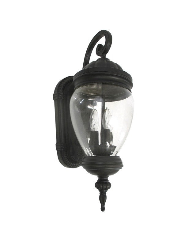 Epiphany Lighting 104974 ORB Three Light Cast Aluminum Outdoor Exterior Wall Lantern in Oil Rubbed Bronze Finish