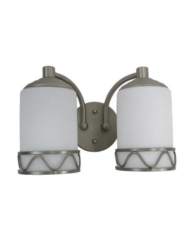 Epiphany Lighting 103262 BN Two Light Bath Wall Sconce in Brushed Nickel Finish
