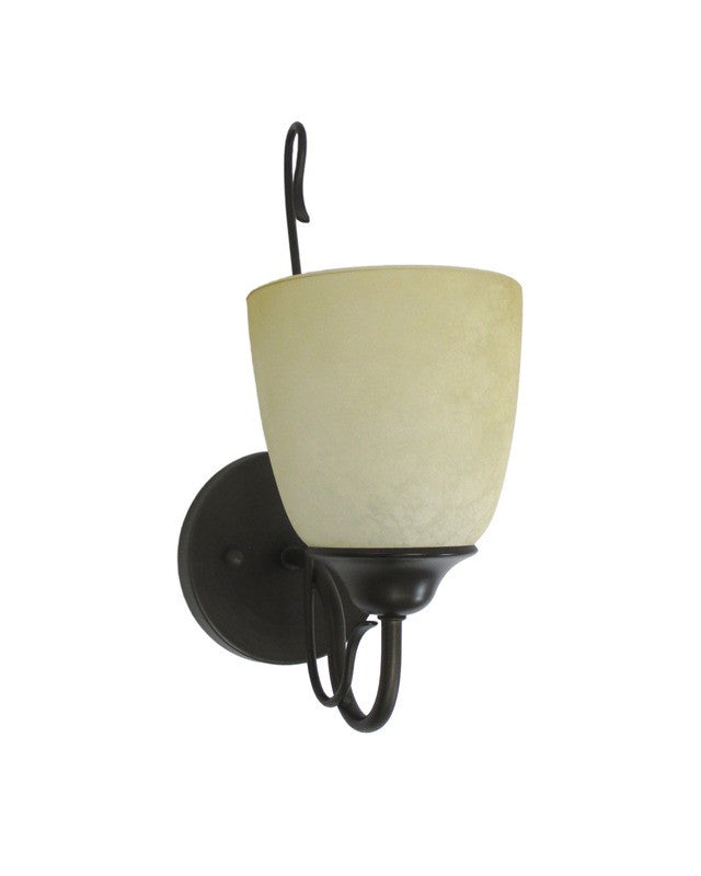 Epiphany Lighting 103272 ORB One Light Wall Sconce in Oil Rubbed Bronze Finish