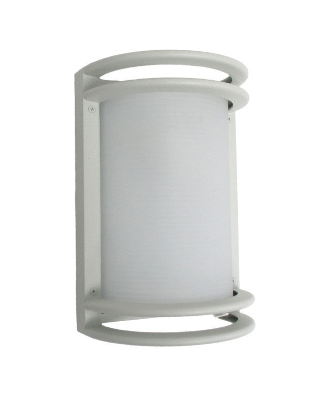 Epiphany Lighting 103354 WH One Light Cast Aluminum Outdoor Exterior Bulkhead Wall Mount in White Finish