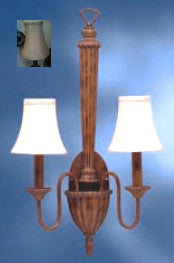 Kichler Lighting 6014 HZL Esperance Collection Two Light Wall Sconce in Hazelnut Finish