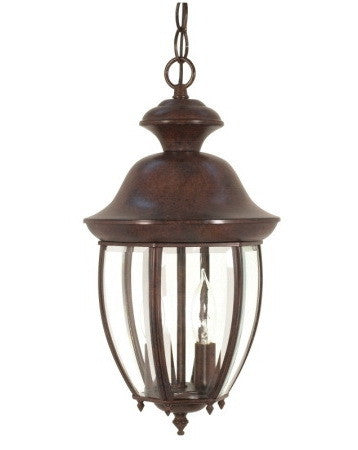 Nuvo Lighting 60-768 New Haven Collection Exterior Outdoor Hanging Lantern in Old Bronze Finish