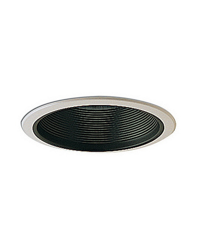 Epiphany 400108 BK Set of 12 Six Inch Black Baffle Recessed Can Trims that Works with HALO