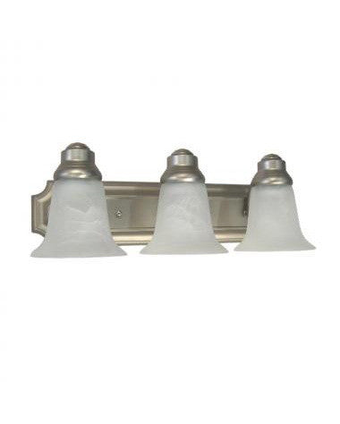 Epiphany Lighting 103284 BN-252 Three Light Bath Wall Light in Brushed Nickel Finish