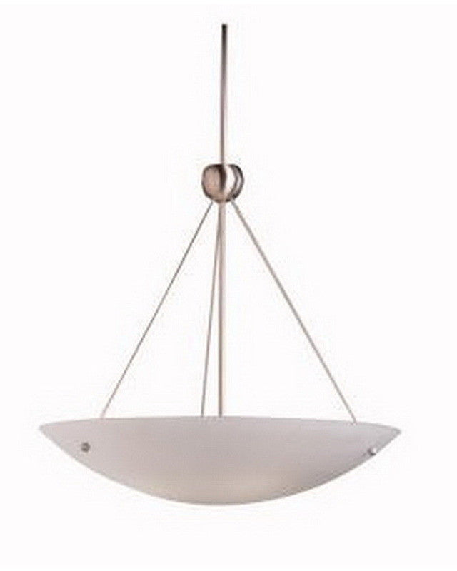 Kichler Lighting 2754 NIFL Family Spaces Collection One Light Energy Efficient Circline Fluorescent Pendant Chandelier in Brushed Nickel Finish