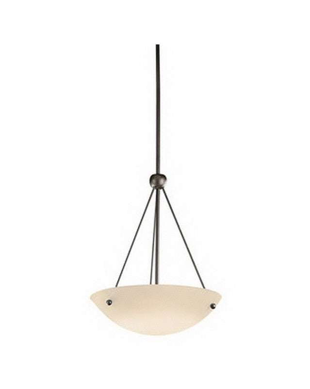 Kichler Lighting 2752 OZFL Family Spaces Collection One Light Energy Efficient Circline Fluorescent Pendant Chandelier in Olde Bronze Finish