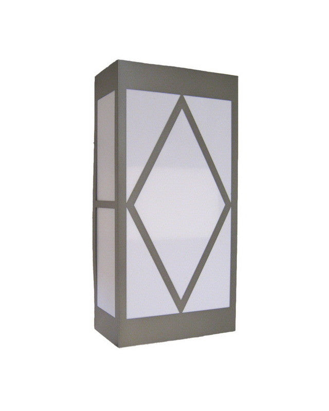 Epiphany Lighting 103536 BN - EB138-13 One Light 14" Energy Efficient Fluorescent Indoor Outdoor Wall Mount in Brushed Nickel Finish