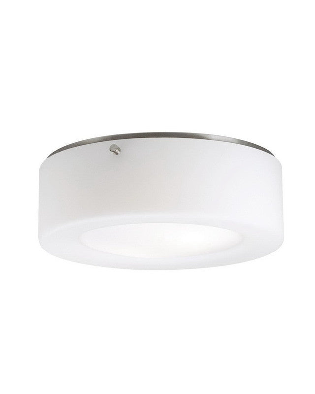 Forecast Lighting F6140-36 Energy Saving Fluorescent Two Light Ceiling Fixture in Satin Nickel Finish