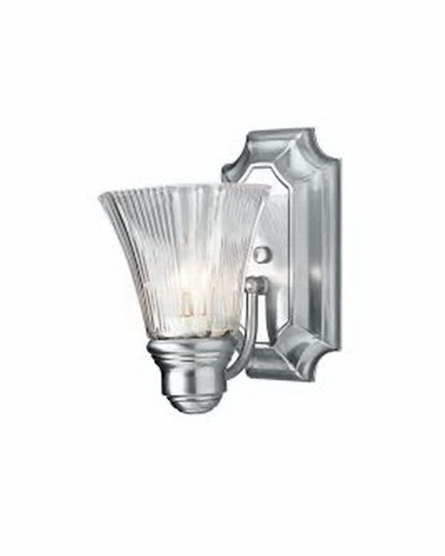 Trans Globe Lighting PL2501 BN One Light Energy Efficient Fluorescent Wall Sconce in Brushed Nickel Finish