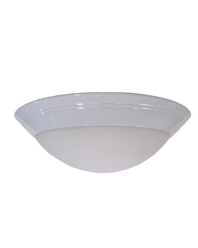 International Lighting 5497-30 Three Light Flush Ceiling in White Finish