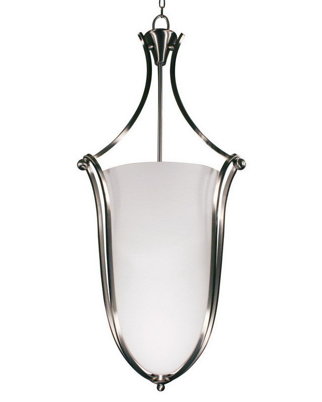 Z-Lite Lighting 316P-43 Six Light Hanging Pendant Chandelier in Brushed Nicklel Finish