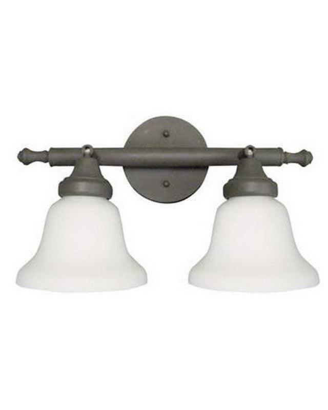 Kichler Leadco Lighting 353-2 OZ Two Light Bath Vanity Wall Mount in Olde Bronze Finish