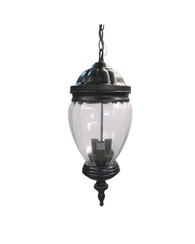 Epiphany Lighting 104978 ORB Three Light Cast Aluminum Outdoor Exterior Hanging Lantern in Oil Rubbed Bronze Finish