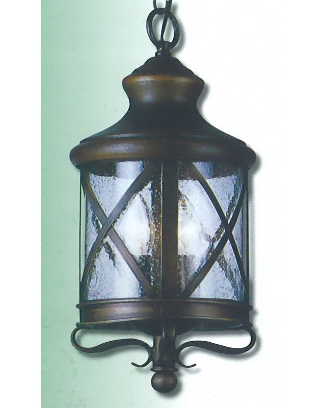 Epiphany Lighting 104904 ORB Three Light Hanging Outdoor Exterior in Oil Rubbed Bronze Finish