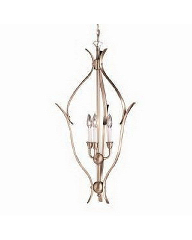 Kichler Lighting 3232 NI Dover Collection Three Light Hanging Pendant in Brushed Nickel Finish