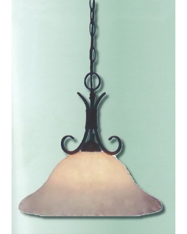 Epiphany Lighting 102608 ORB One Light Pendant Chandelier in Oil Rubbed Bronze Finish