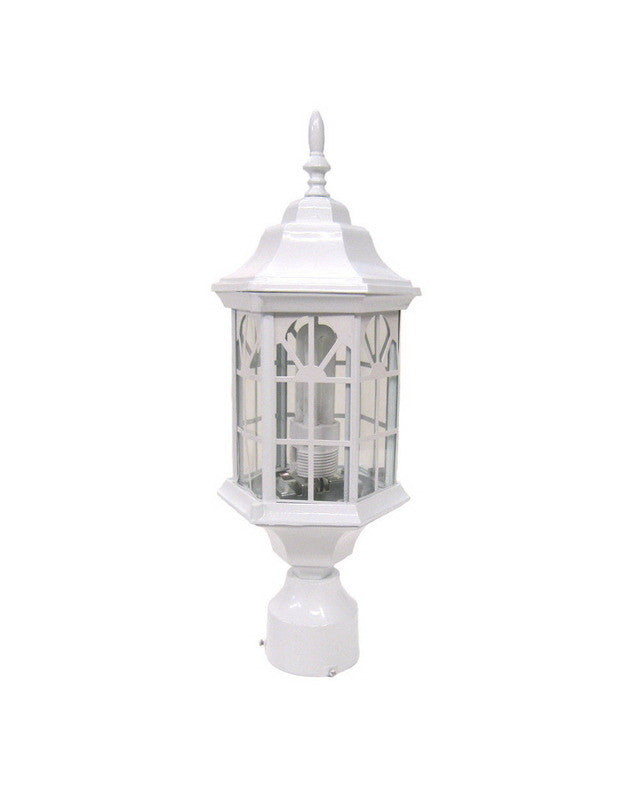 Epiphany Lighting EB494-13WH Exterior Outdoor Energy Efficient Post Lantern in White Finish