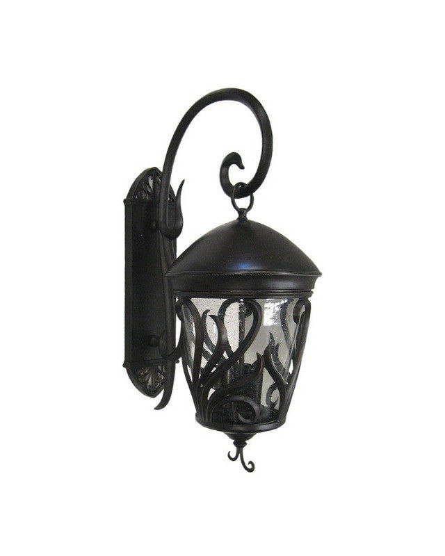 Kalco Lighting 9272 BBCLR Three Light Outdoor Exterior Wall Lantern in Burnished Bronze Finish