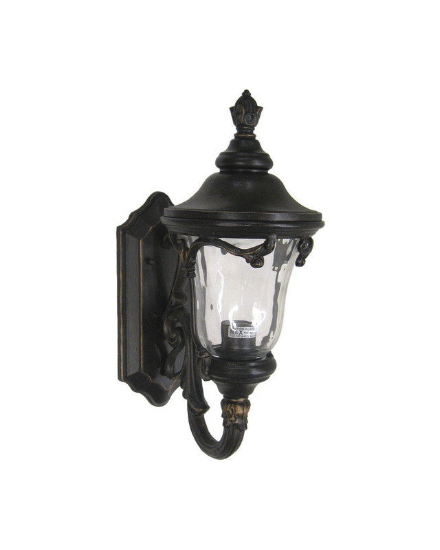 Kalco Lighting 9061 BBCLR One Light Outdoor Exterior Wall Lantern in Burnished Bronze Finish
