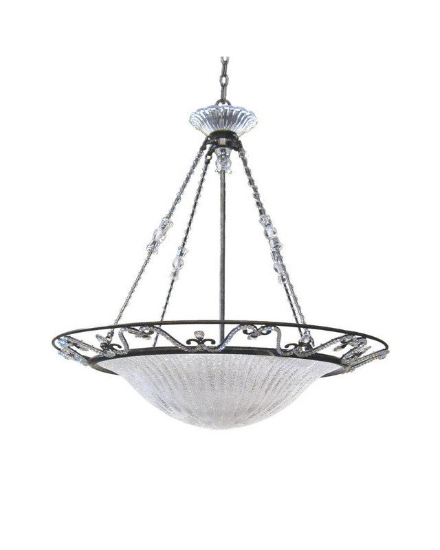 Kalco Lighting 4359 VO Six Light Hanging Pendant Chandelier in Veneto Finish