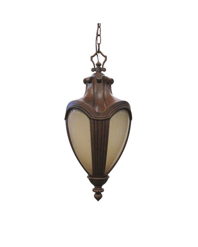 Kalco Lighting 9526 TO One Light Exterior Outdoor Hanging Lantern in Tortoise Finish