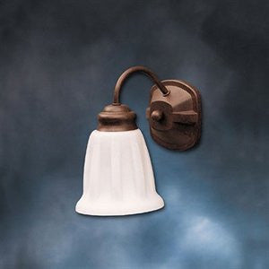 Kichler Lighting 10671 TZ Country Living Collection One Light Energy Efficient Fluorescent Wall Sconce in Tannery Bronze Finish