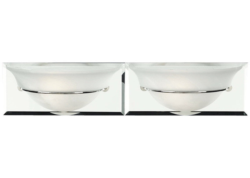 Forecast Lighting F4554 Six Light Bath Wall in Polished Nickel or Polished Brass Finish