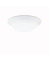 Rainbow Lighting R182-N-WH Three Light White Flush Mount Ceiling Fixture