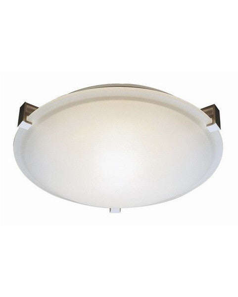 Trans Globe Lighting 58003 One Light Halogen Flush Ceiling Fixture in White Finish