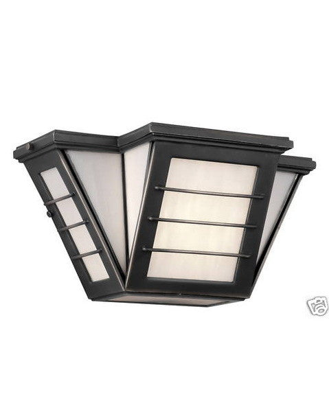 Forecast Lighting F8514-50 Aspen Collection One Light Outdoor Exterior Wall Mount in Bronze Patina Finish