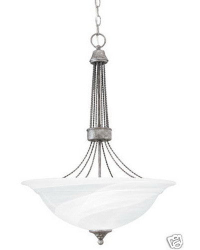 Thomas Lighting SL8225-66 Three Light Pendant Chandelier in Silver Slate Finish