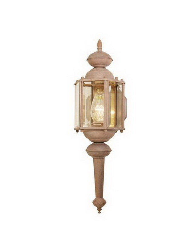 International Lighting 7757-39 Three Light Outdoor Exterior Wall Lanterns in Fired Clay Finish